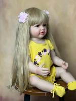 BZDOLL-Muñeca realista de bebé recién nacido, juguete de baño de 55cm con cuerpo de silicona completo, 22 pulgadas, regalo de Navidad para niña - details 6