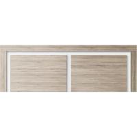 Taburete de Cabeza de Cama de Roble y Blanco Longitud de 155 cm, Altura de 60 cm, Grosor de 3 cm - details 2