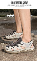 Sandalias de cuero de vaca de verano Tamaño grande para hombres Estilo casual de playa - details 16