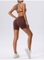 Conjunto de Yoga Transpirable y Elástico Incluye Sujetador de Trabajo para Mujeres, Pantalones de Correr, Entrenamiento de Pilates, Ropa Deportiva para Primavera/Verano Material de Nylon y Spandex - details 4