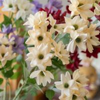 Flores de jazmín artificiales elegantes, tacto Real, simulación de seda hecha a mano, hermosa flor falsa, decoración de jardín - details 4