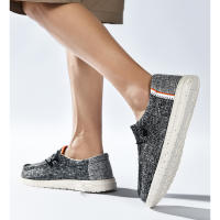 Zapatos náuticos informales para hombre, mocasines de lona de alta calidad, cómodos, con punta redondeada, color azul - details 16