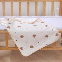 Almohadilla de pañal de gasa de algodón lavable para bebé, colchón impermeable de gran tamaño para niños, estera menstrual para tía para ancianos - details 1
