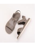 Sandalias de velcro cómodas y antideslizantes con suela suave para mujer, novedad de verano 2025, zapatos de playa de viaje de moda con suela plana para mujer - details 10