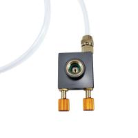 Adaptador de llenado de estufa para acampar al aire libre, con puerto de escape, convertidor, accesorios de acoplamiento de cilindro de gas de fondo plano - details 3