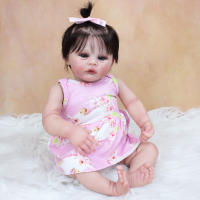 Muñeca Reborn de silicona suave para niña, juguete de bebé de 19 pulgadas, casa de juegos realista, venas visibles, tono de piel 3D, 48 CM - details 5