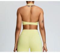 Zapatillas y ropa deportiva de secado rápido del gimnasio Fiess de la correa del color de la yoga del verano Tre - details 5
