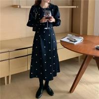 Vestido de manga larga para mujer, traje Vintage bohemio para fiesta y otoño, Y2k - details 16