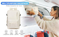 Mochila de Viaje Cabina Avion para hombre y mujer, Maleta de Mano con Cargador USB, para Ryanair, Easyjet - details 0