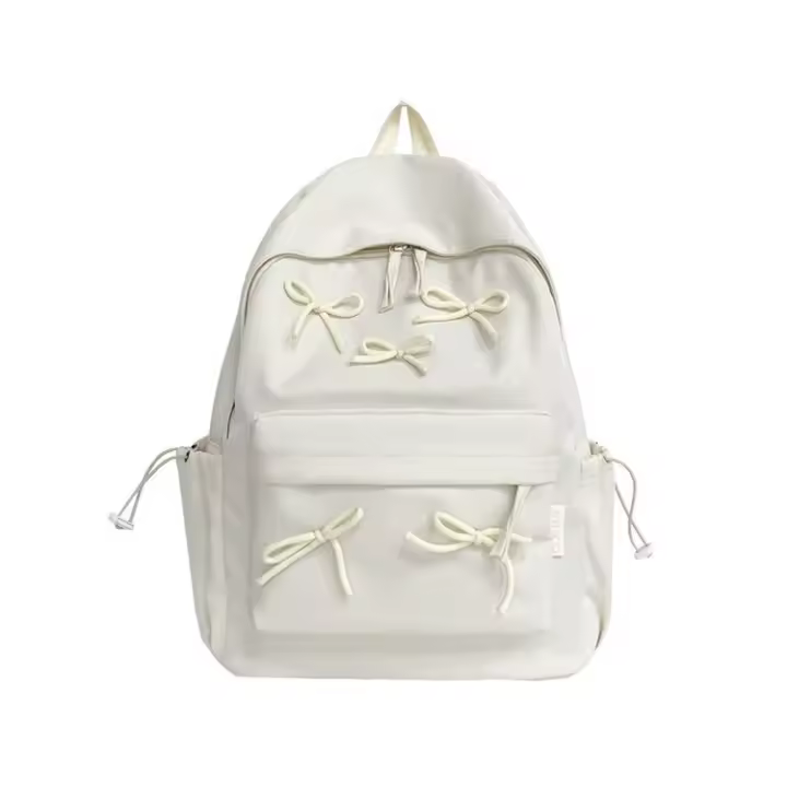 Chica, estudiante, mochila, lazo, gran capacidad, mochila, mochila escolar, chica suave, chica, fresca y dulce - 1