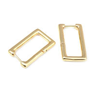 Aretes de Cuerda de Metal Dorado de 18K Diseño Redondo Rectangular de Alta Calidad - details 65