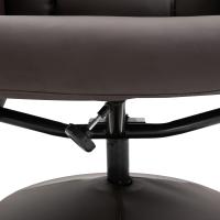 Reclinable hasta 145° °   y Giratorio 360° °   con Respaldo Ajustable para Salón Dormitorio Oficina 76x81x101 cm Negro - details 15