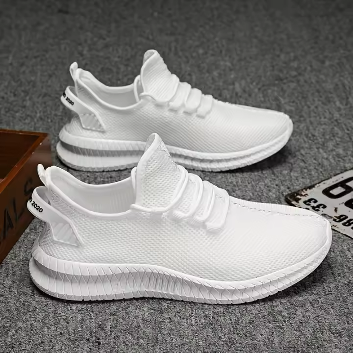 Zapatos para correr ligeros y transpirables para hombre, zapatos para caminar al aire libre, zapatillas de deporte para hombre - 1