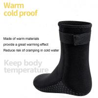 Calcetines de neopreno de 3mm para buceo, zapatos antideslizantes para adultos, elásticos, cálidos - details 6