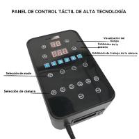 Botas de Presoterapia Profesional para Piernas y Pies |   6 Modos Masaje Neumático + Drenaje Linfático |   Sistema Anti-Celulitis y Recuperación Muscular con 6 Airbags ﻿ - details 2