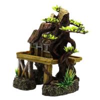 Adornos artesanales de resina para pecera, rocalla de acuario Retro Artificial, decoración multiusos creativa, regalo de paisajismo - details 2
