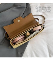 Bolso de hombro de color contrastante para axila, personalizado, sencillo, con textura informal, novedad de 2024 - details 5