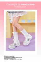 Verano nuevos zapatos Mary Jane de tacón grueso con suela gruesa zapatos casuales versátiles zapatos individuales de moda que aumentan la altura - details 1