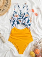Bañador de una pieza para mujer, traje de baño con realce, Monokini Sexy ahuecado, ropa de playa para verano, 2024 - details 8