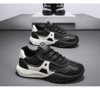 Zapatos de papá ligeros y versátiles de ocio de moda para hombres de talla grande al aire libre con cómoda superficie de cuero para deportes y correr - details 11