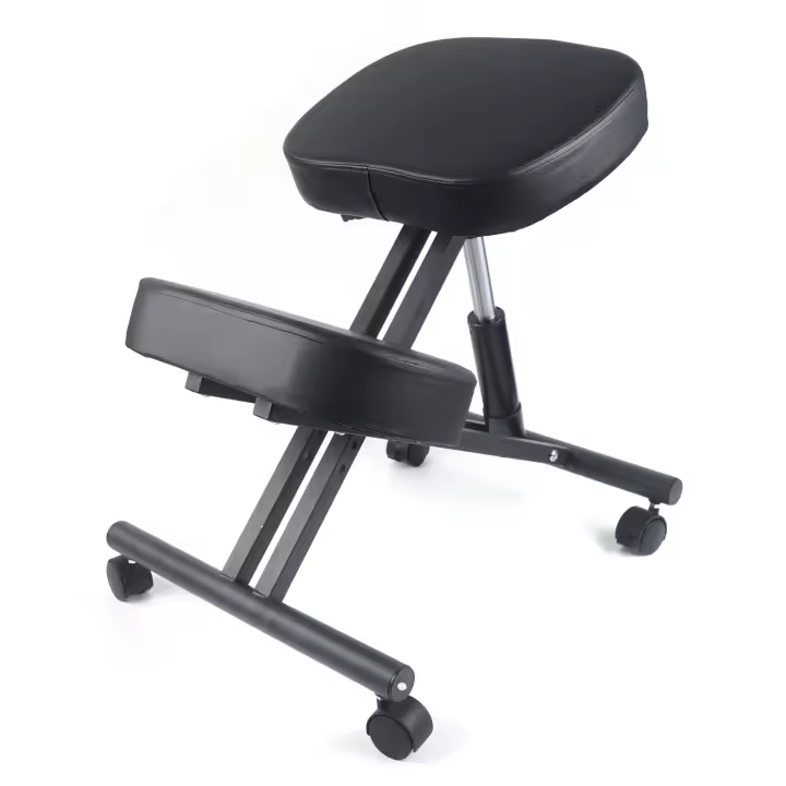 Silla ergonómica plegable para ordenador, silla de salud, corrección de columna vertebral, rodillas, 250lbs - 1