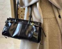 Bolso para las axilas, nuevo bolso de locomotora de piel de vaca de primera capa de gama alta para mujer, bolso bandolera para ir al trabajo, bolso de nicho - details 2