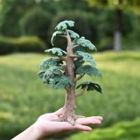 Plantas ecológicas de plástico, ciprés de simulación, Mini árbol de coco, pino vívido, paisaje, modelo de árbol para el hogar - details 1