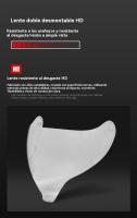 Casco moto integral hombre mujer aire libre trail Deportes Protector - details 3