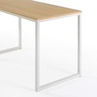 escritorio 119x61x74 cm - Mesa de estudio moderna de metal y madera - Mesa de ordenador para oficina en casa - details 1