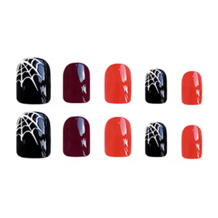 Uñas postizas brillantes de Halloween, encantadoras, cómodas de llevar, manicura, ropa de actuación en escenario - 1