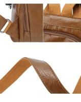 Mochila de Almacenamiento de Textura Sólida Estilo Retro con Lazo Ideal para Trabajo Diario - details 6