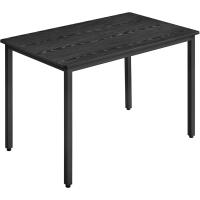 Mesa de Comedor-Cocina 70 x 110 x 77cm Diseño de Mezcla Gris-Negro Ideal para 4 Personas - details 6