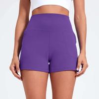 Pantalones cortos deportivos informales para Yoga, cintura alta, gimnasio, ejercicio, correr, tenis, Fiess - details 18