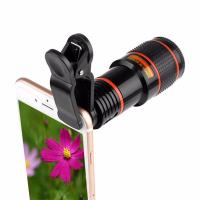 Teleobjetivo para Cámara de Teléfono con Zoom 8x 12x Telescopio Monocular Universal con Clip para Teléfono Inteligente - details 0
