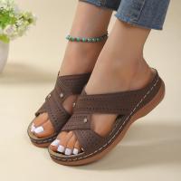 Sandalias de Verano para Mujer Zapatillas de Pie Non-Slip Zapatos de Cuña Talla Grande - details 6