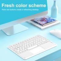 Teclado inalámbrico Compatible con Bluetooth para IOS, Android, tableta Windows, iPad Air Pro, teclado inalámbrico recargable de 10 pulgadas - details 4