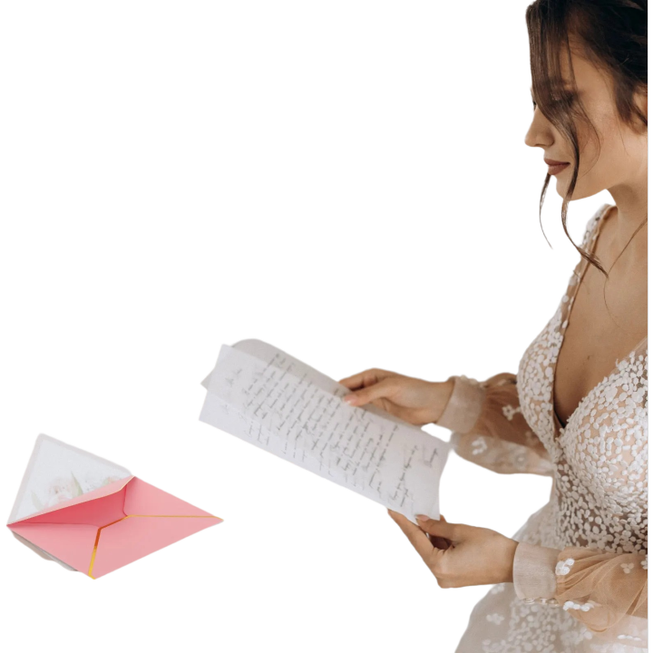 30Pcs Envolventes A7 5x7 Con Borde Dorado Envoltorio De Carta Pequeño Para Invitaciones De Boda Y Valentin Envelopes De Papel Ordinarío
