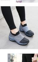 Zapatillas de deporte informales para mujer, cómodas zapatillas de correr de malla con cojín transpirable, zapatillas negras para mujer, zapatos de estudiante 2025 - details 11
