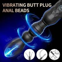 Embalaje privado SEXY Pareja Anal Bead Vibrador Para Vagina Estimulador De Clítoris Vibrador Butt Plugs Masculino Próstata Ano Masajeador Juguetes Sexuales Para Adultos - details 9