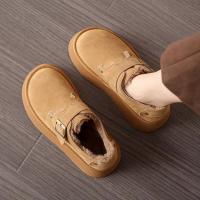 2025 Invierno Caliente Baja Boca Mocasines Una Estribo Estribo Grueso Zuecos Tobilleras Botas Mujer Nieve Botas Mujer Invierno - details 7