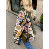 Ropa acolchada de algodón para mujer，Cachemira impresa，Comodidad y casual，Manga acampanada suelta - details 2