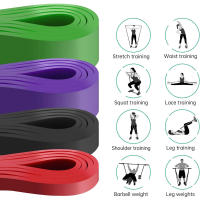 Banda de resistencia de látex resistente, cinturón elástico deportivo, bandas de asistencia para tirar hacia arriba, para entrenamiento de Pilates, forma física, gimnasio en casa - details 5