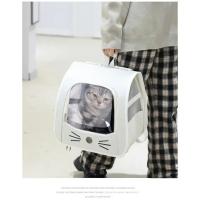 Mochila Transportadora para Mascotas Tamaño Grande para Gatos Bolsa Portátil Transparente y Transpirable Suministros para Bolso de Hombro - details 13