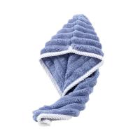 Gorro para el cabello seco para mujer, pañuelo engrosado y súper absorbente para limpiar el cabello, gorro de secado rápido, toalla para el cabello seco - details 0