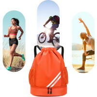 Mochila con cordón, bolsa de cuerda resistente al agua con bolsillos de malla para fútbol, baloncesto y exteriores - details 7