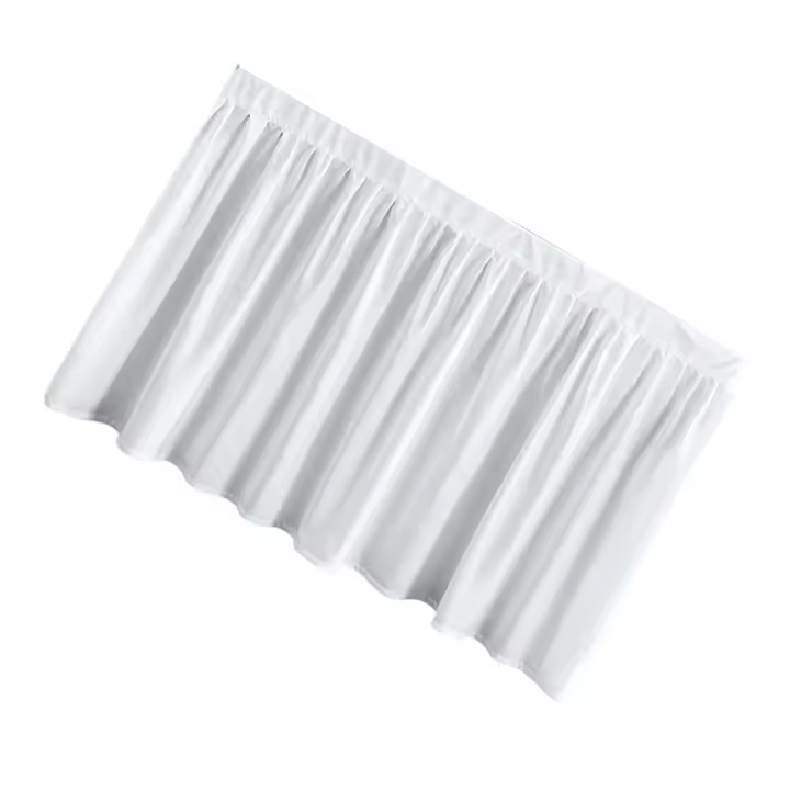 Falda de cama de fibra química para dormitorio, cortina única y decoración de habitación, hace que el dormitorio sea más hermoso - 1