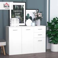 Moderno Cocina de Buffet con 2 Puertas Estilo Brillante Blanco Ajustable a Tu Gusto - details 1