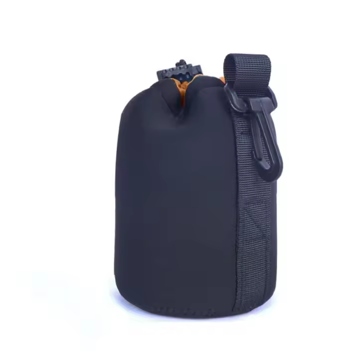 Protector de neopreno para lente de cámara, bolsa S/M/L/XL, bolsa para lentes de neopreno naranja, cilindro de felpa, bolsa impermeable para lentes, cámara Digital SLR - 1