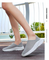 Nuevos zapatos de hombre de malla de un solo paso, ligeros, transpirables, modernos, para exteriores, informales y cómodos, estilo de pareja, primavera y otoño - details 21