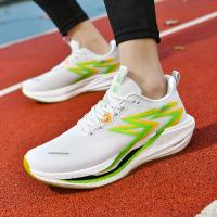 Zapatos deportivos para hombre, zapatillas ligeras de malla plana para correr, zapatos informales con cordones de alta calidad para caminar al aire libre para hombre - details 16